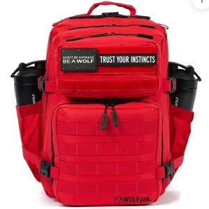 Wolfpak 35L Elite Red Meal Prep Management Backpack